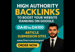 High DA backlinks